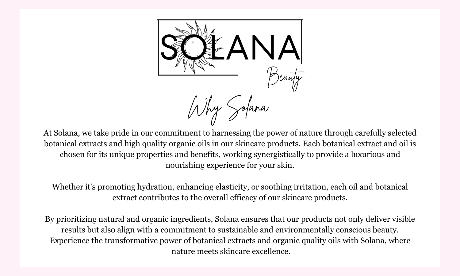 Solana Beauty | Soggy Bottom Creations